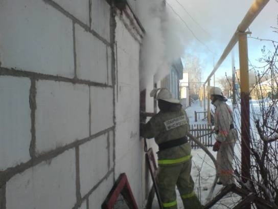 Пожар в Бобровском районе