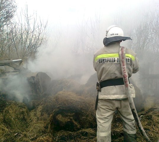 Пожар в Бобровском районе