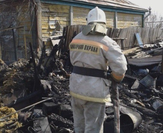 Пожар в Бобровском районе