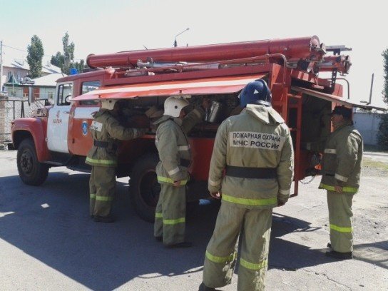 Пожар в Бобровском районе