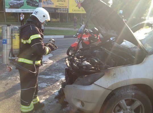 Пожар в Бобровском районе